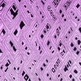 thumbnail image 1 of Ahgly Company Indoor Square Oriental Purple Modern Area Rugs, 5' Square, 1 of 4