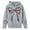 Grey, variant on Hoodies for Kids Clothes Girls Print Kids Hooded Sweatshirt Girls Boys Pullover Top with Drawstring for Holiday Season