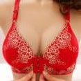 thumbnail image 5 of TIMIFIS Soutiens-gorge Rouges pour Femmes à Fermeture devant en Dentelle Soutiens-Gorge de Tous les Jours pour Femmes Âgées Sans Armatures Couvrance Totale Push-Up Soutiens-Gorge Confortables, 5 of 5