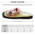 thumbnail image 2 of Harley Quinn Birds Of Prey Fuzzy Cotton Slippers For Mens Winter Cotton Lightweight Anti-slip Rubber Sole Slippers House Open Back Slippers Closed Toe Slippers, 2 of 9