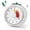 White, variant on Owlprince Magnetic Visual Timer, 60-Minute Countdown Timer for Adults Students, 4-Color Zone Dial Pomodoro Mode for Kitchen Cooking Classroom, Yellow