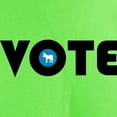 thumbnail image 3 of CafePress - Vote Blue White T Shirt - Light T-Shirt - CP, 3 of 4