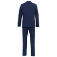 thumbnail image 2 of Men's Three Piece Premium Modern Fit Two Button Suit Indigo Blue, 2 of 5