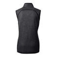 thumbnail image 3 of Women's Cutter & Buck  Heather Charcoal South Carolina Gamecocks Mainsail Sweater-Knit Full-Zip Vest, 3 of 3