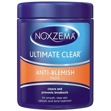 Noxzema Anti Blemish Face Pads, Acne Treatment 2% Salicylic Acid for all Skin Types 90 Ct