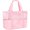 Pink, variant on Mesh Beach Bag, Large Beach Tote with Zipper Pocket, Toys Pool Bag for Family Travel Vacation Cruise Essentials