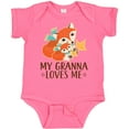 thumbnail image 3 of Inktastic Granna Loves Me Woodland Fox Boys or Girls Baby Bodysuit, 3 of 5