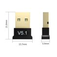 thumbnail image 3 of Receptor de transmisor inalámbrico de adaptador 5.1 compatible con Bluetooth USB para PC portátil Likrtyny Para estrenar, 3 of 7