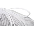 thumbnail image 4 of Bolsa de lavandería de malla con cordón para ropa delicada, lavadora, viajes, universidad, ropa sucia, resistente, reutilizable, plegable, blanco, paquete de 2, 4 of 4