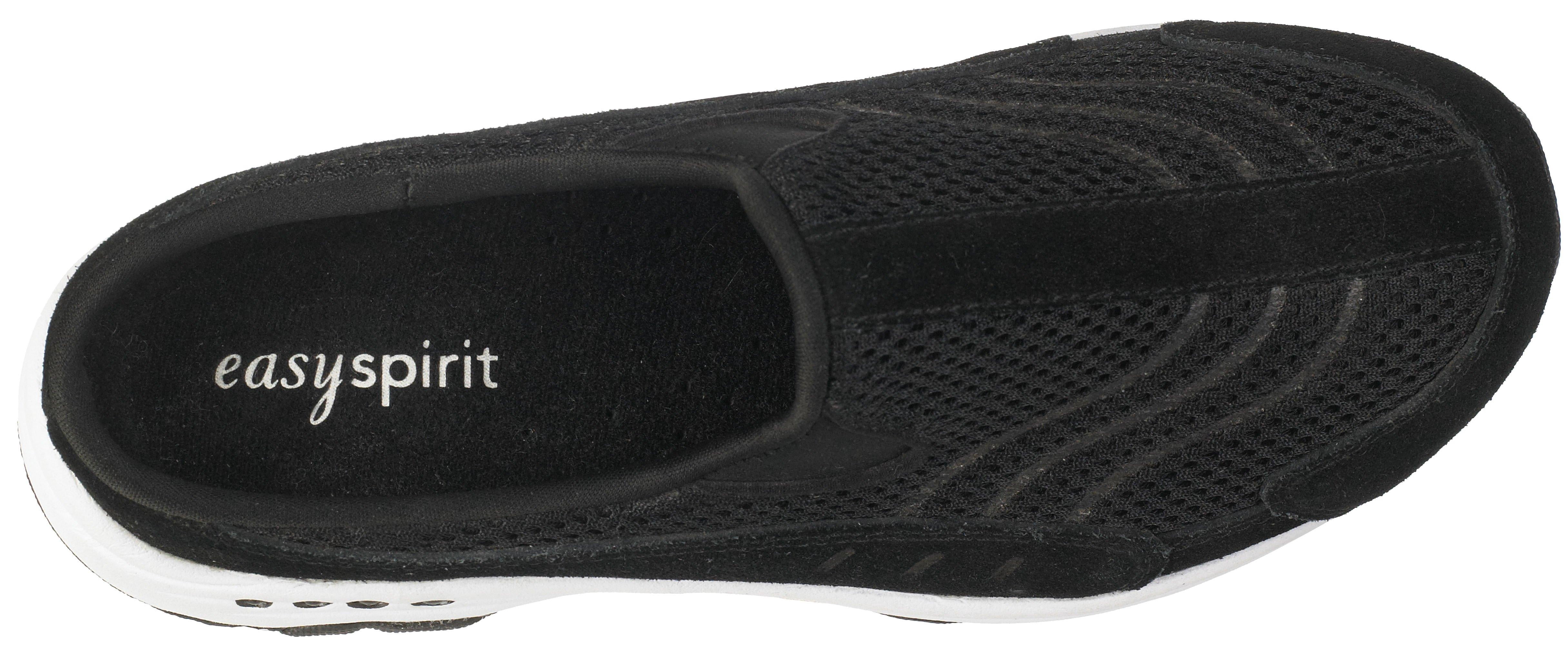 Easy Spirit Women's TravelTime Slip On Walking Sneaker Mule, Wide Width Available