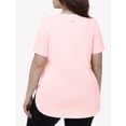 thumbnail image 2 of baleaf Workout Tops for Women Plus Size Short Sleeve Loose Fit Shirts Crew Neck Quick Dry UPF50+ Athletic Gym Yoga Light Pink 2XL, 2 of 7