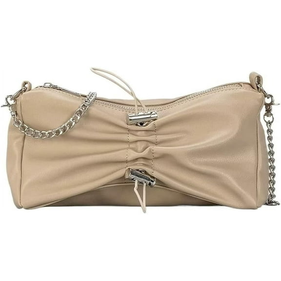 Kukuzhu Shoulder Bag for Women,Chic Drawstring Hobo Bag Evening Purses Stylish Handbag for Travel Party Vacation 2023