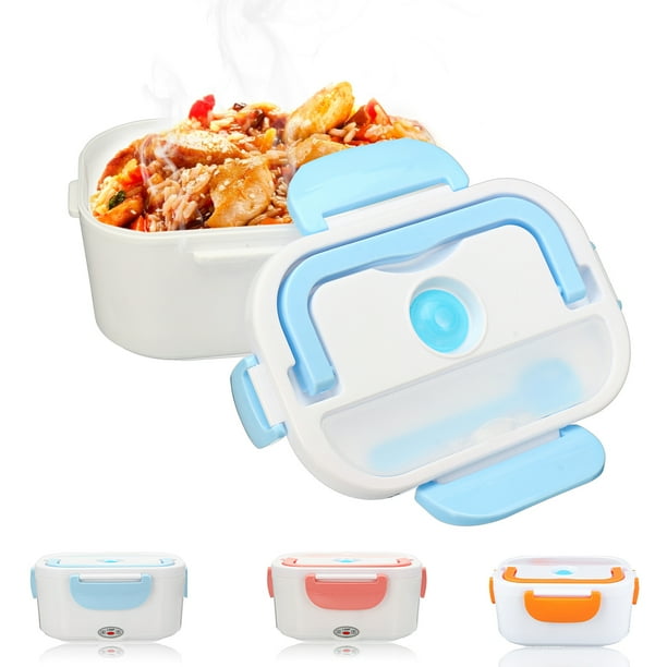 1L Portable Electric Heating Lunch Box Heating Insulation Bento Food Warmer Storage Box Plugin