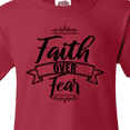 thumbnail image 4 of Inktastic Cancer Awareness Faith Over Fear Youth T-Shirt, 4 of 5
