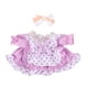 thumbnail image 4 of Vestido de muñeca de 38cm Hugo trajes de muñeca disfraz adorable ropa de verano para niñas pequeñas fiesta de cumpleaños púrpura, 4 of 9