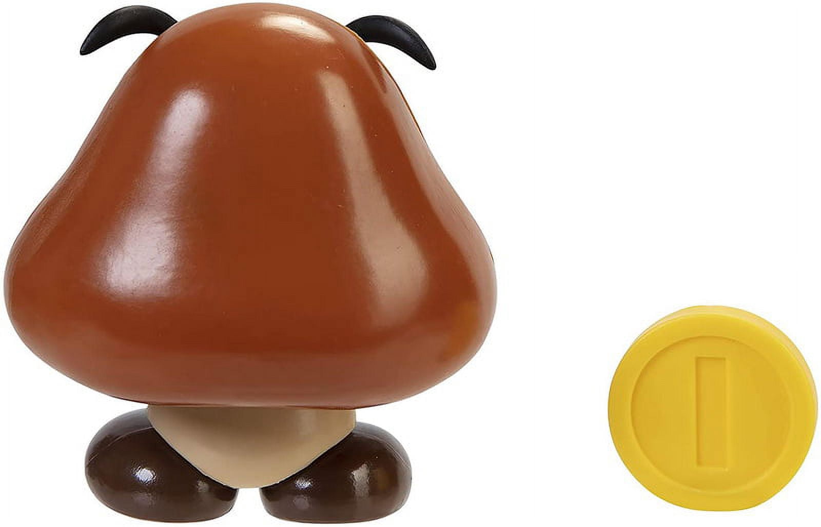 Super Mario Bros Collectible Child Action Figures, Plastic Brown, 9.00 x 2.00 x 4.00 Inches, 0.24 lb