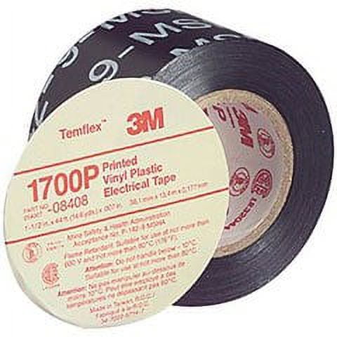 1700P-PRINTED-1-1/2X66FT Vinyl Tape 1-1/2"x66' Bulk