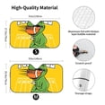 thumbnail image 3 of Fuzoiu T-Rex Playing Football Print Car Windshield Sun Shade,Block Uv Rays Sunshade,Foldable Front Window Sun Visor Protector for Car,SUV,Truck-Keep Vehicle Cool-T-Rex Playing Football, 3 of 8