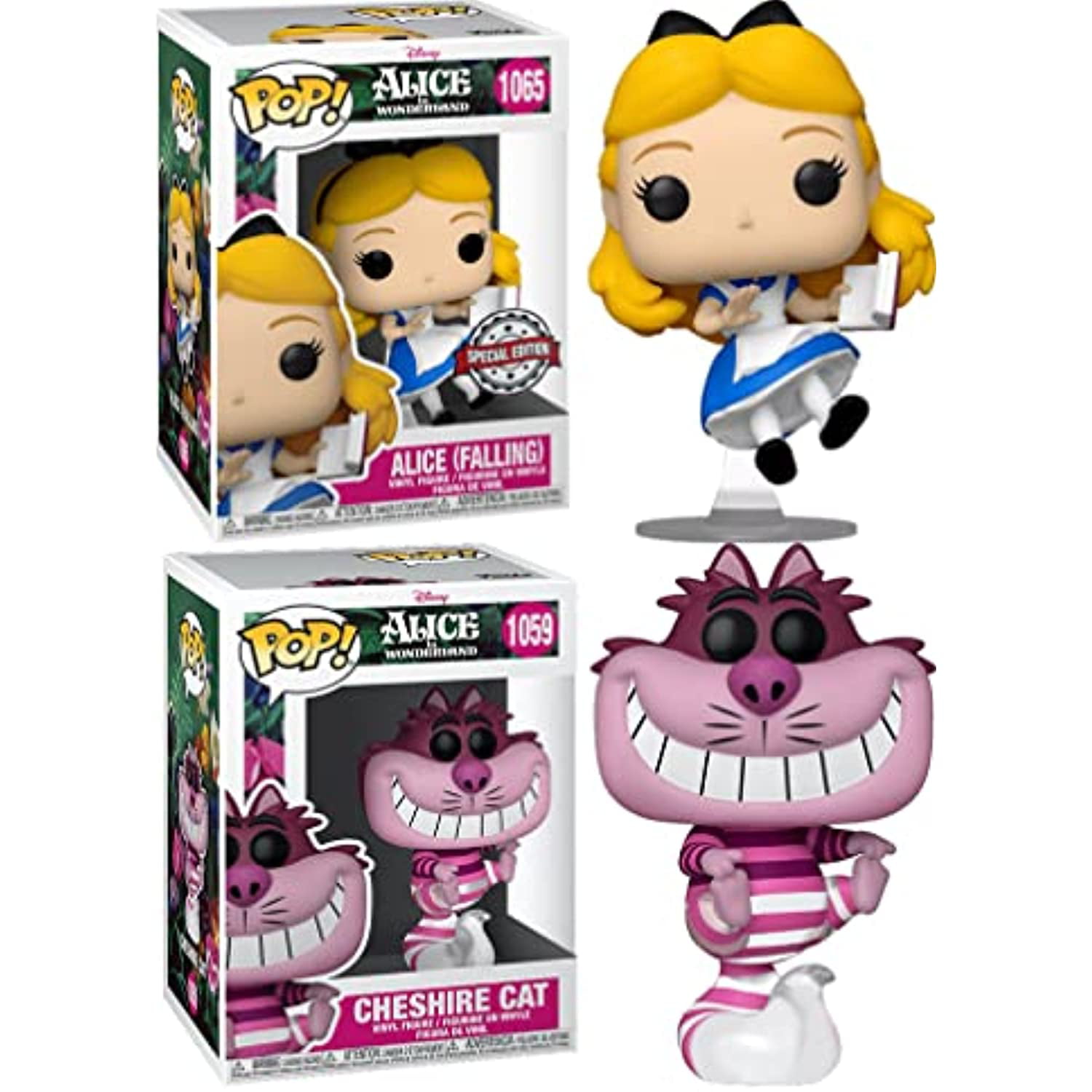 Funko Alice in Wonderland Limited Edition Vaulted Plush set of 4 with  Purple Cheshire cat / only 500 sets made.
