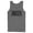 Charcoal, variant on Men's Batman Joker Text Logo Tank Top Athletic Heather Large