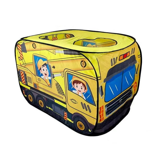 Tienda de juegos para niños, plegable camión de bomberos de teatro al aire libre, camión de helados de coche de policía, casa de juegos para niños, juguetes de interior para niños, regalo