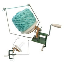 Metal Yarn Ball Winder Large Capacity Hand Operated Yarn Winder with Nylon Gears Sturdy Tabletop ,Efficiently Make Yarn Cake