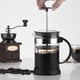 thumbnail image 2 of leyfeng Cafetera de prensa francesa y cafetera de borosilicato resistente al calor para el hogar y la Oficina de acero inoxidable de alta densidad, 2 of 8