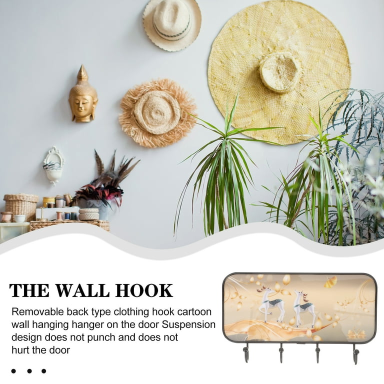 Hat Hooks Adhesive Hook Bathroom Wall Hook Convenient Wall Hook Towel  Storage Hook Clothes Hook Office