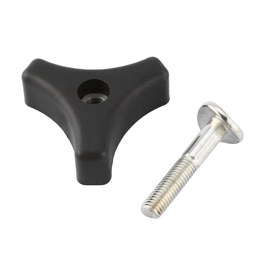 1pcs Black Plastic Triangle Handle Knob Nut Screw Bolt For Honda Lawn Mower Machine Parts Garden Tool Accessories 