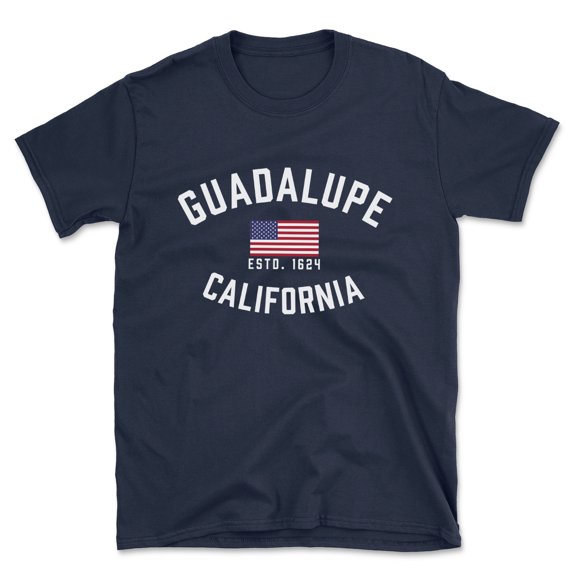Guadalupe California Patriot Men's Cotton T-Shirt