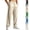 Khaki, variant on Mens Trendy Striped Sweatpants Flowy Wide Leg Pants Running Workout Casual Green S