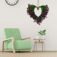 thumbnail image 6 of Gqtwoy Simulated Heart-shaped Flower Wreath, Outdoor Decoration, Wedding Festival Decor, Realistic Floral Arrangement, Versatile Home Accents, 6 of 6