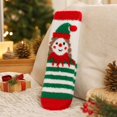thumbnail image 5 of Womens Christmas Fuzzy Socks Soft Coral Fleece Holiday Crew Socks Warm Cozy Winter Home Sleeping Socks One Size, 5 of 6