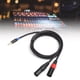 thumbnail image 1 of Cable TRS De 1,5 Mm De 1/8 Pulgadas A 2 Xlr, Cable De Adaptador De Divisor De AUX Masculino A Masculino A Doble Xlr, Para Audio De Micrófono, Reproductor De Mp3, Computadora, 1 of 7