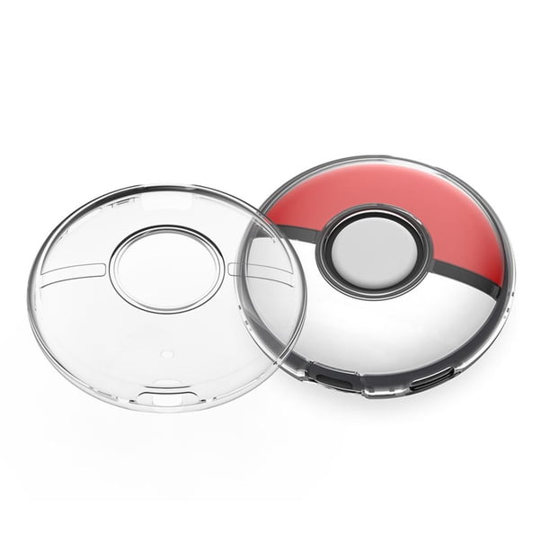 Estuche rígido transparente con correa de mano Caja de almacenamiento PC a prueba de golpes para Pokemon Go Plus +