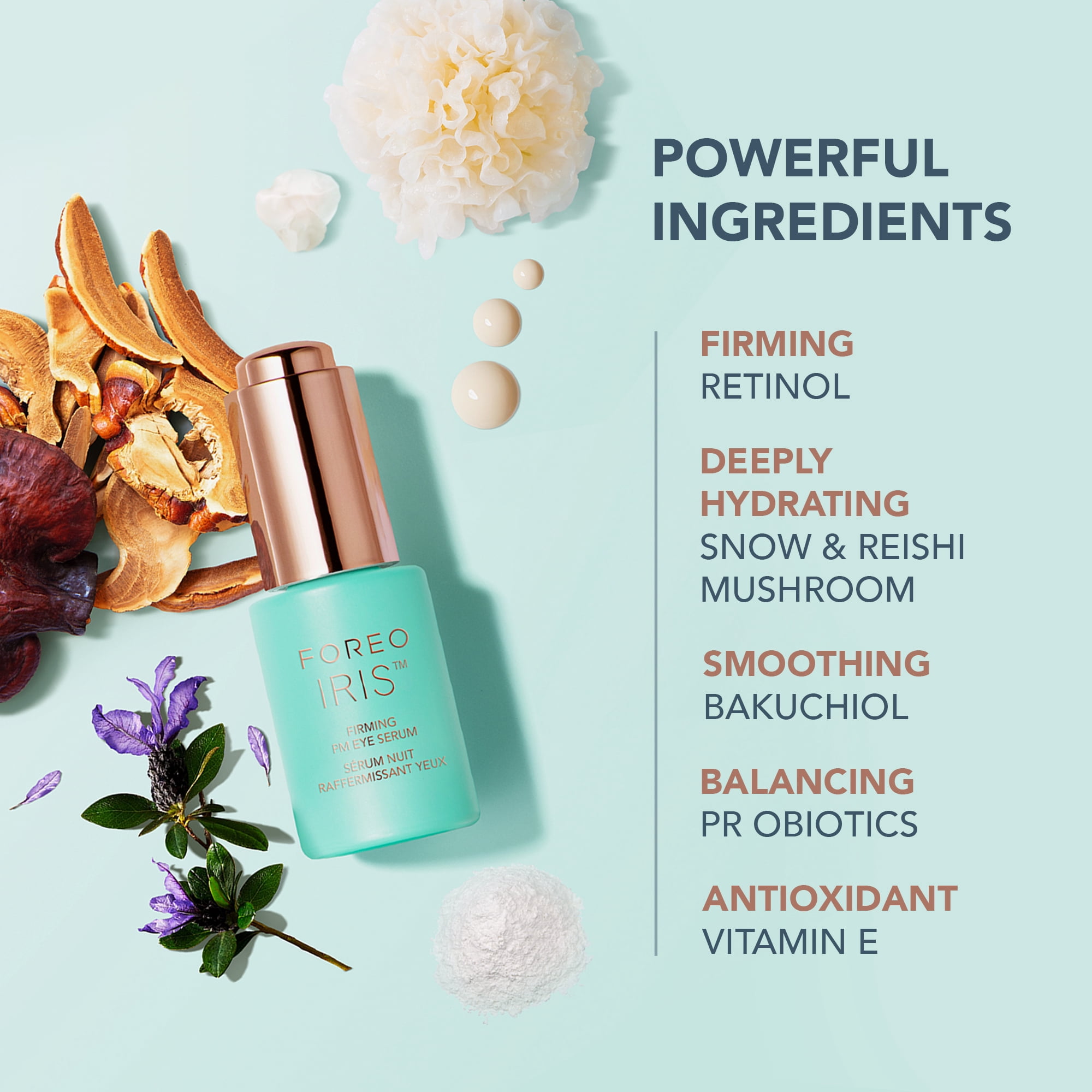 FOREO Eye Candy IRIS 2 Bundle - Eye Massager + IRIS Firming PM Eye Serum