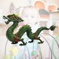 thumbnail image 4 of HEVIRGO Dragon Model Fine Workmanship Ornament Trendy Chinese Feng Shui Dragon Statue for Home Decor,Red, 4 of 10