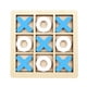 thumbnail image 2 of 2X Tablero de Madera Tic- Toe Juego XO Juego de Mesa Juguete Familia Clásica Juego de Rompecabezas para Niños Juguetes Educativos Azul +, 2 of 5