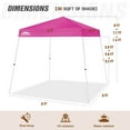 thumbnail image 4 of EAGLE PEAK 8 x 8 Slant Leg Lightweight Instant Canopy Tent, 4 of 8