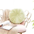 thumbnail image 1 of Handmade Small Pumpkin Ice Flower Velvet Back Chair Cushion Sofa Cushion Round Cushion, 1 of 5