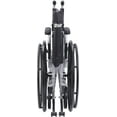 thumbnail image 2 of Drive Medical TR18 Poly-Fly High Strength, Lightweight Wheelchair/Flyweight Transport Chair Combo, Silver, 2 of 5