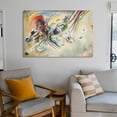 thumbnail image 6 of Vasilij Kandinskij Composition Study for Bild Mit Zwei Roten Flecken Wall Decoration Painting Picture Print Canvas Poster Wall Paint Art Posters Decor Modern Home Artworks Gift 16x24inch(40x60cm), 6 of 6