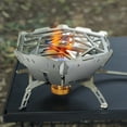 CHAXIN Camping Gas Stove Wind Shield Removable Picnic Camping Cooker