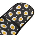 thumbnail image 2 of Dailycode Double Sided Oven Mitt with Loop Heat Resistant Kitchen Long Potholders 7" x 35" Fried Eggs and Polka Dots, 2 of 6
