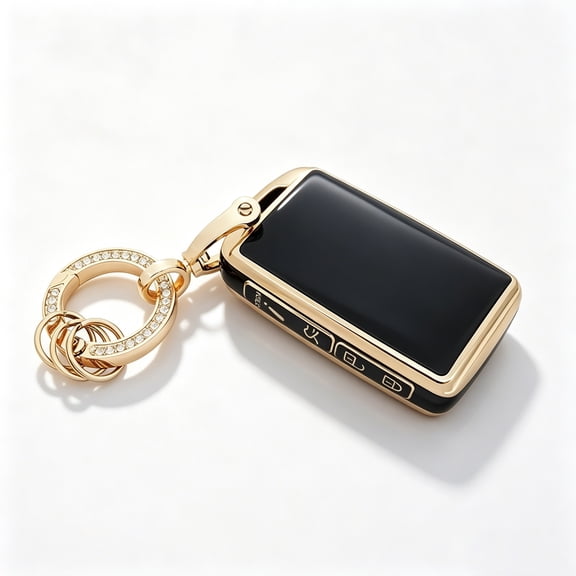 Mazda Car Key Cover Case for 3 6 CX30 CX5 CX9 3‑4 Button Smart Key Black