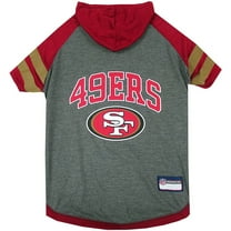 Pets First NFL San Francisco 49ers NFL Hoodie Tee Shirt for Dogs & Cats - COOL T-Shirt, 32 Teams - Medium