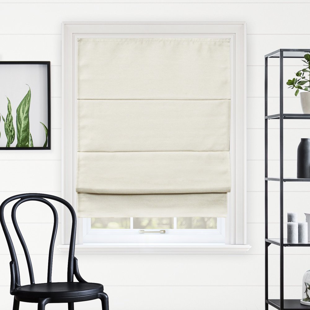 CHICOLOGY Blackout Cordless Roman Shades