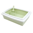 thumbnail image 4 of lionlar Cat Litter Box Easy Clean for Indoor Cats Reusable Open Top Pet Litter Tray Fruit green, 4 of 9