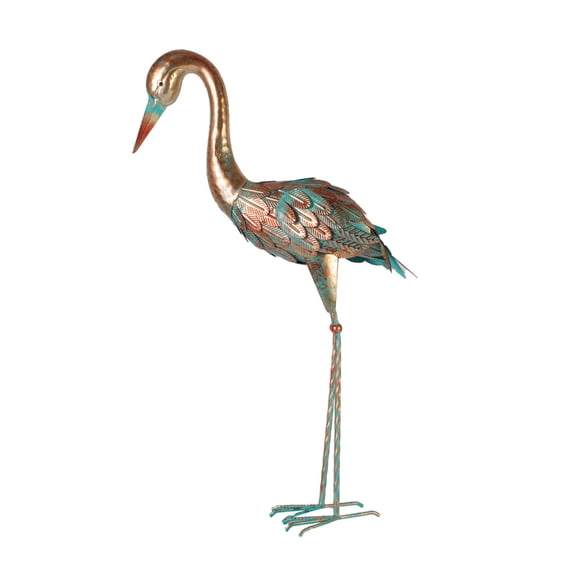 Elegant Low Head Cranes Sculpture For Outdoor Landscape Lawn And Hallway Design