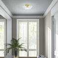 thumbnail image 2 of Livex Lighting Edgemont Ceiling Mount in Polished Brass, 2 of 8